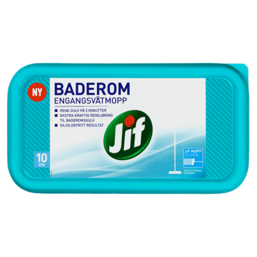 Jif Engangsvåtmopp Baderom. FOTO