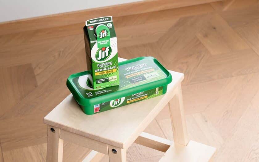 Jif rengjøringsprodukter for et godt sovemiljø.