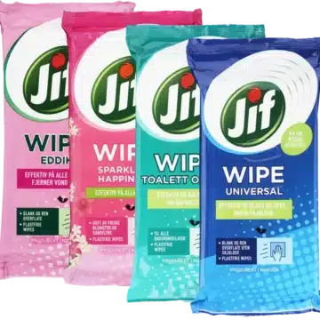 Jif wipes samlet
