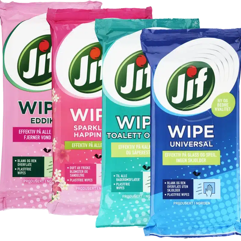 Jif wipes samlet