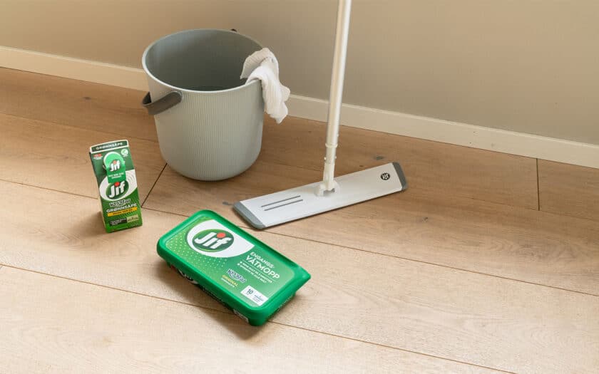 Julevasken med Jif Krystal Grønnsåpe.