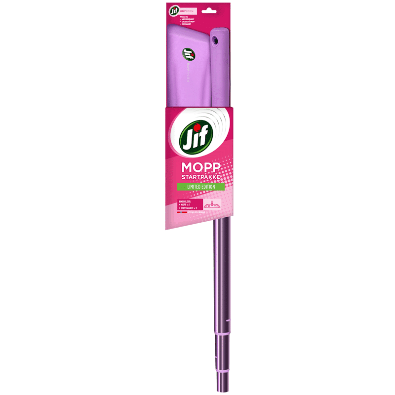 Jif Mopp Startpakke Limited Edition Rosa