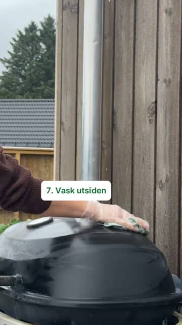 Hvordan vaske grillen